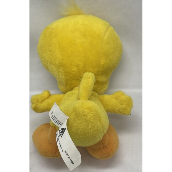 Vintage Tweety Bird Plush ~6" Looney Tunes Ace Play-By-Play Warner Brothers 1997 - Picture 4 of 10